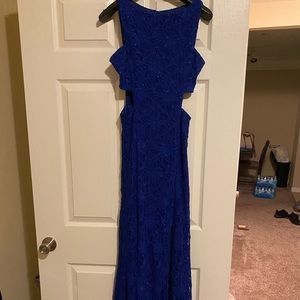 Royal blue dress